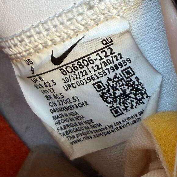 Nike Sneaker Blazer Mid '77 Vintage High Top Leather White Habanero Red Men’s 9 - Picture 8 of 10